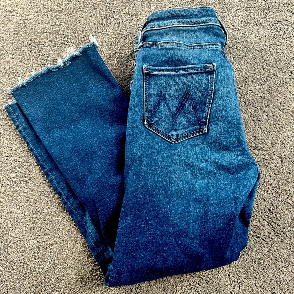 Mother Jeans Petite, raw hem